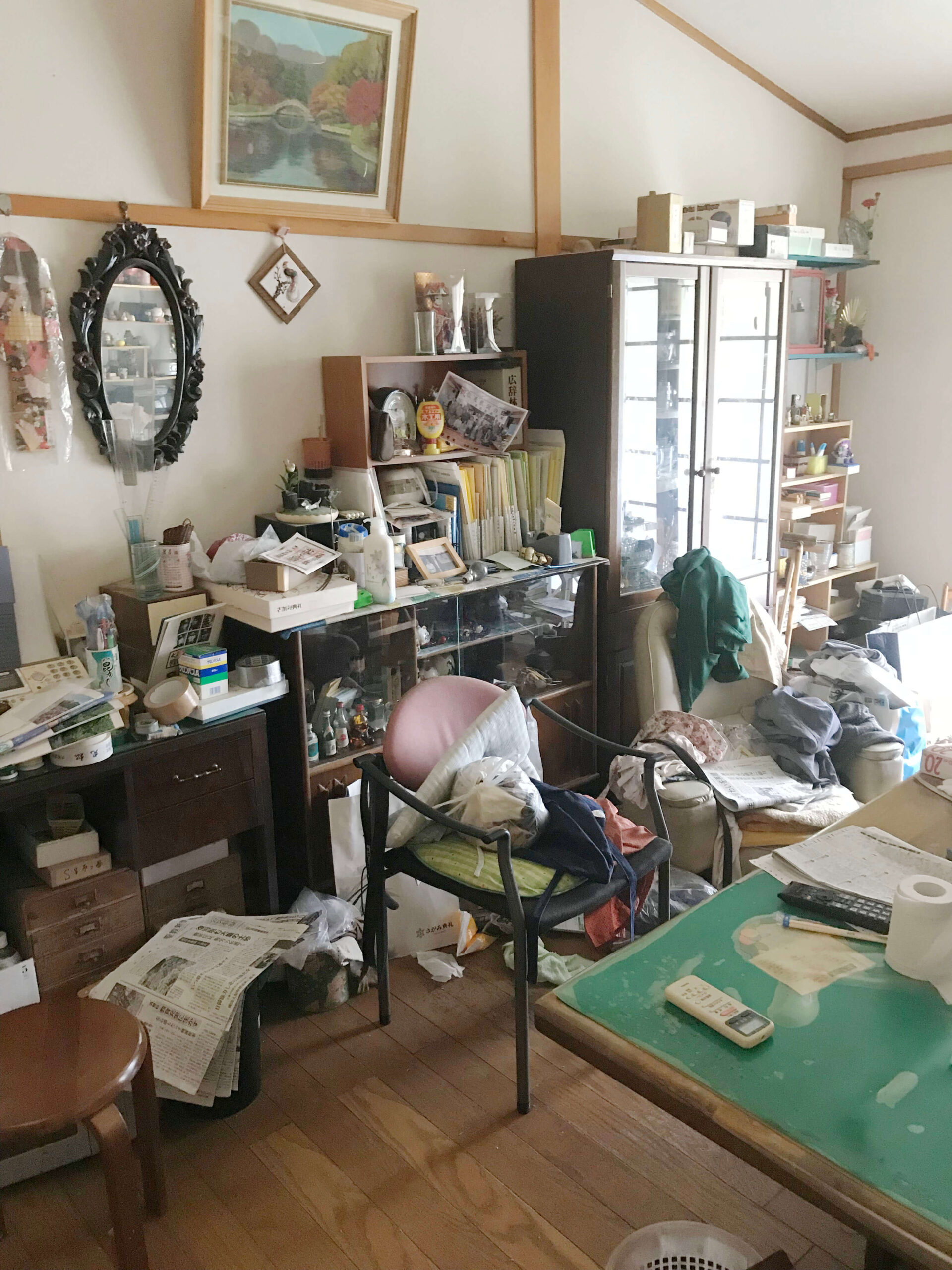 25986LDK木造平屋、介護施設転居前事例写真＋料金相場【株式会社エヅリン】による6LDK木造平屋の介護施設転居に伴う整理の施工事例