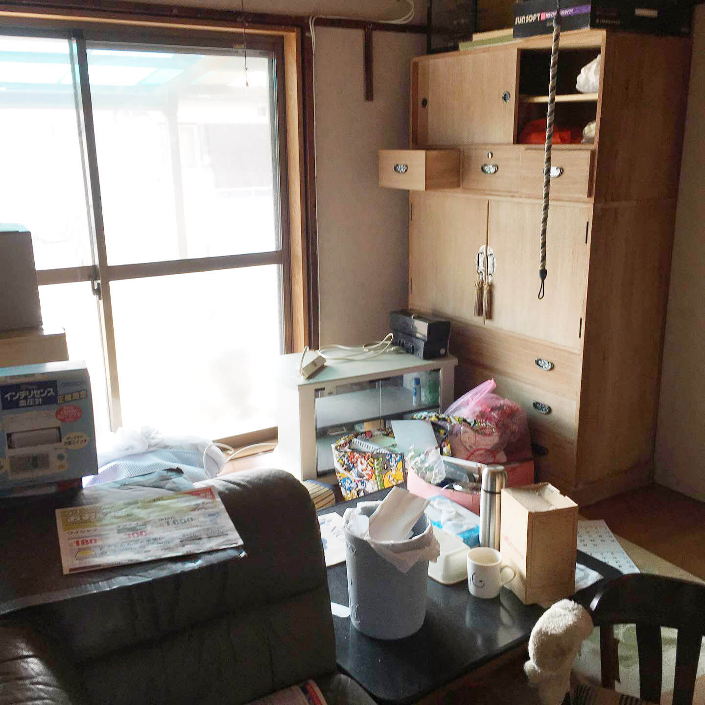 2DK木造平屋戸建て、生前整理事例写真＋料金相場【株式会社エヅリン】の施工事例