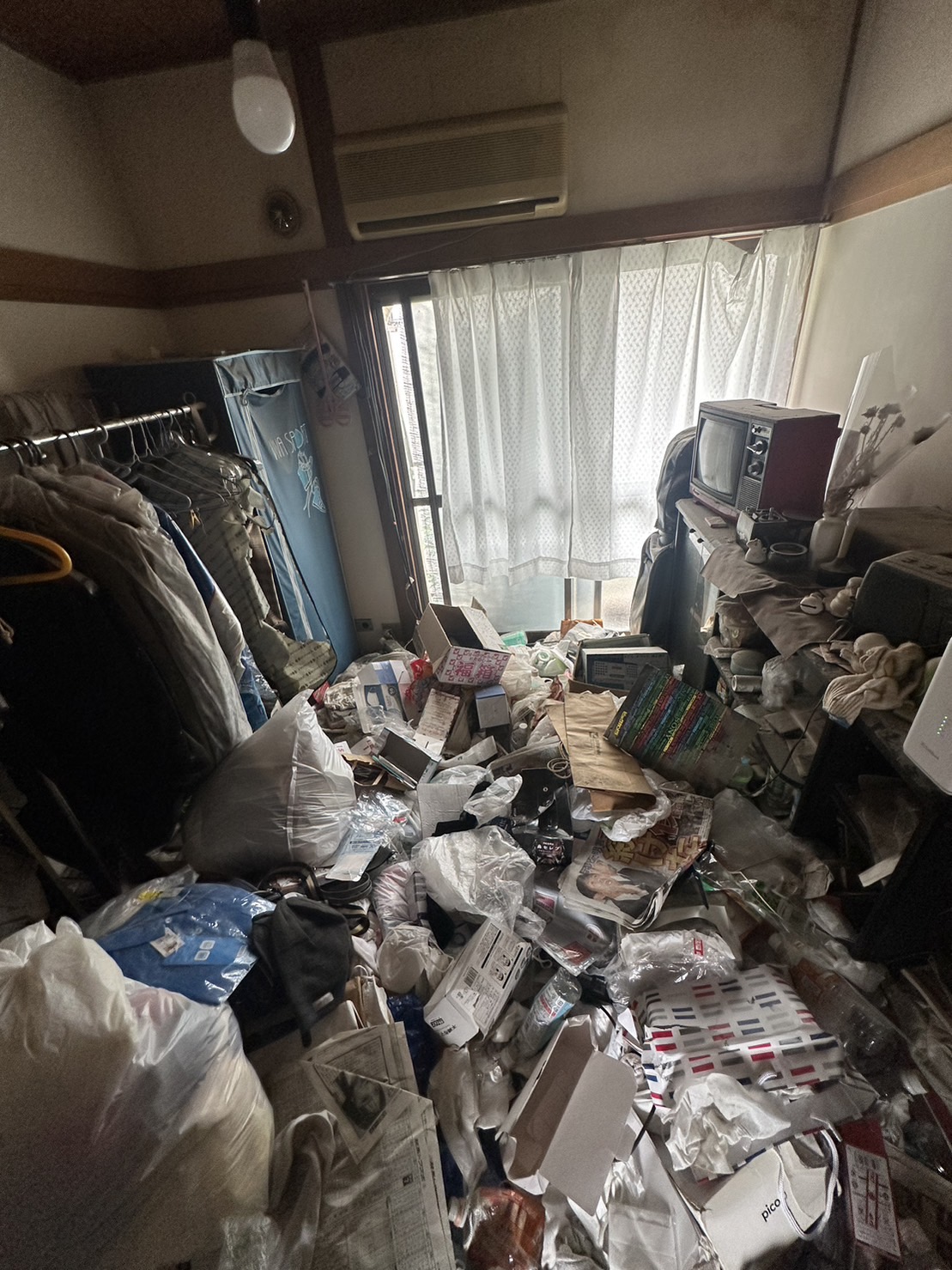 1Kアパート退去による片付け(清掃は無し)【迅速片付け屋】の施工事例
